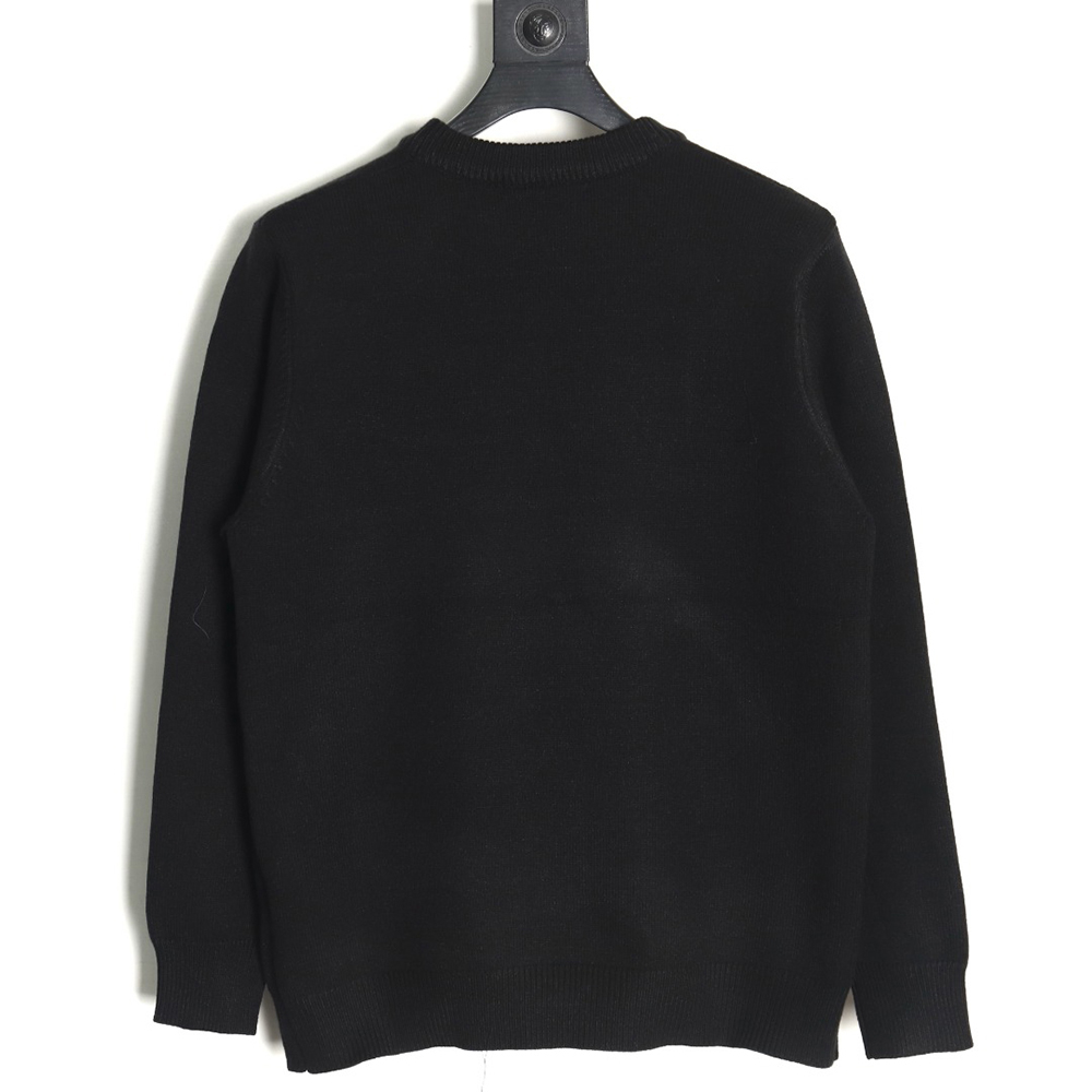 Louis Vuitton flocked logo crewneck sweater TSK1