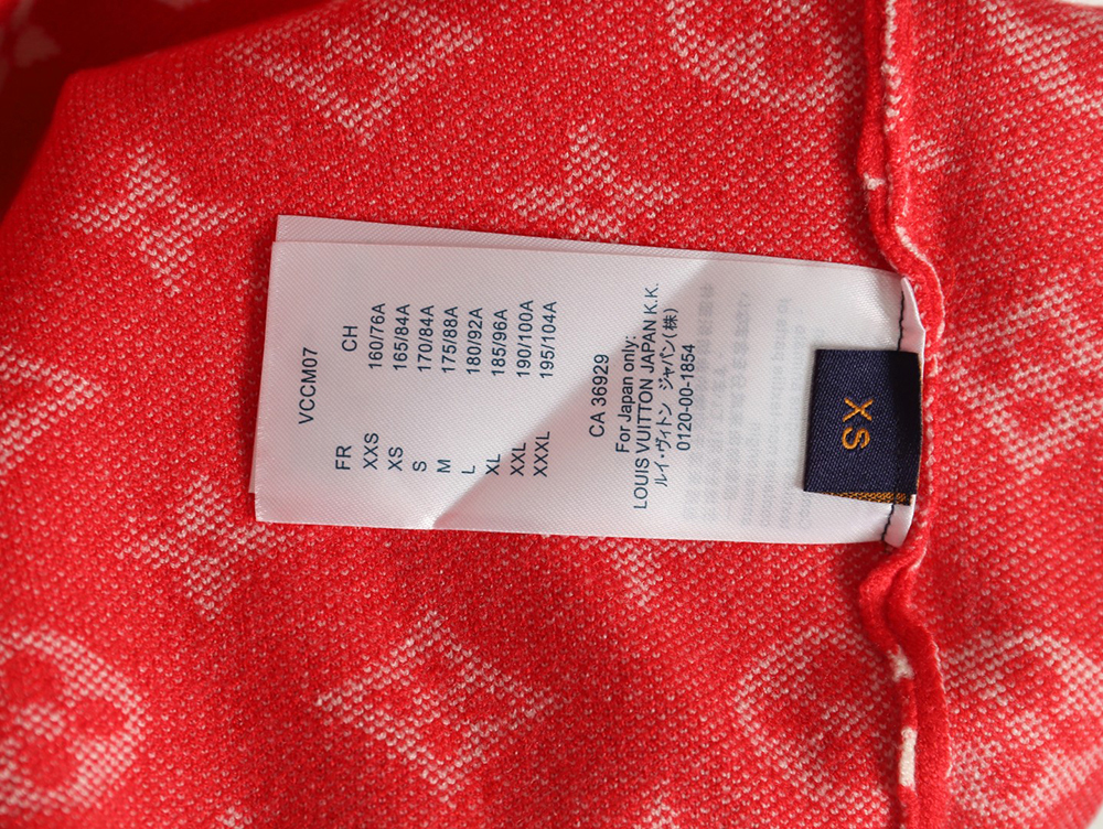 Louis Vuitton chain all over print monogram round neck sweater