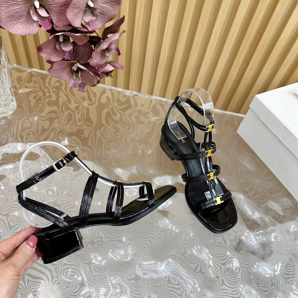 Celine Clemence Multi Triomphe Sandals