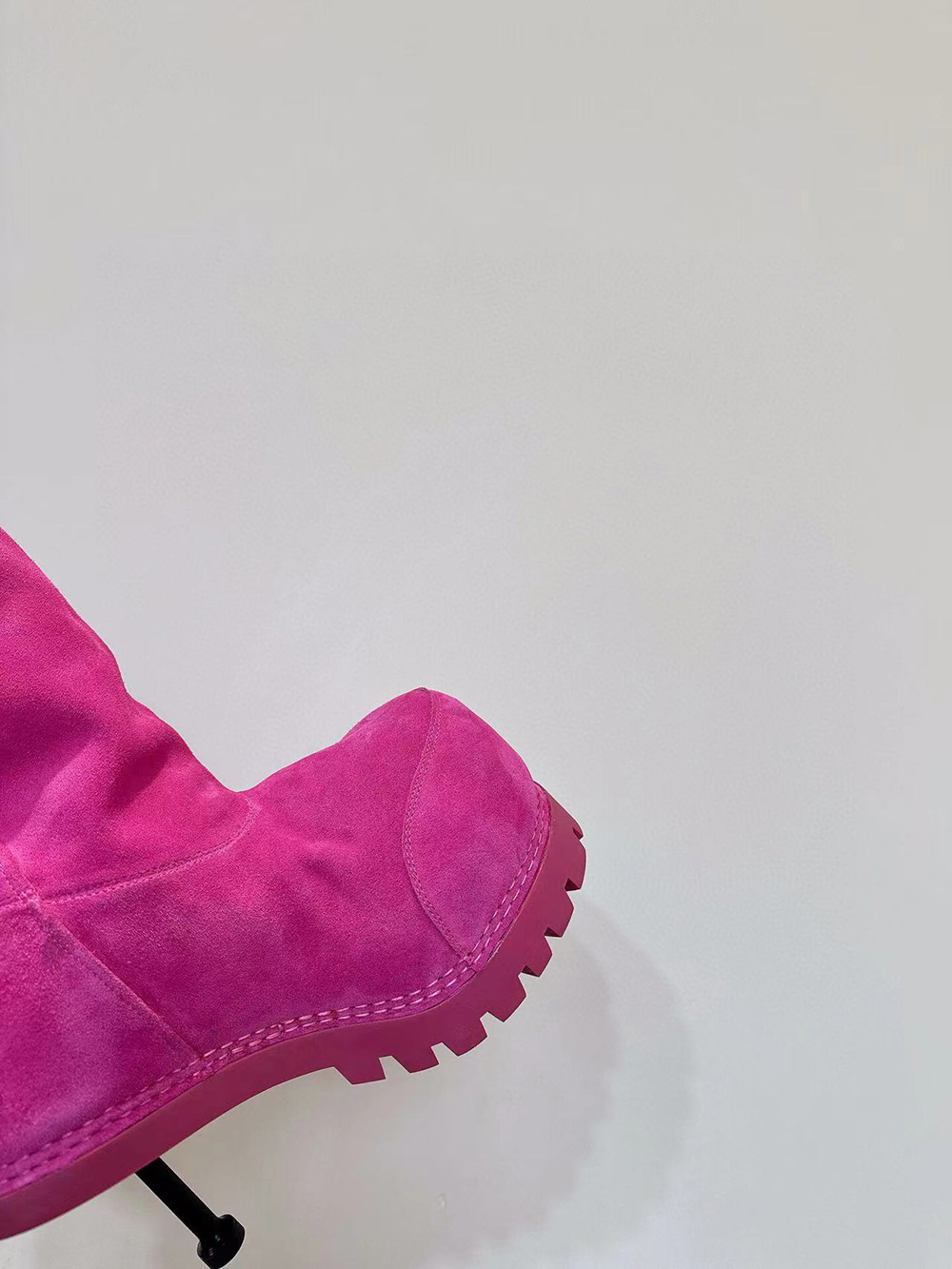 Balenciaga Alaska Fur 90mm Tall Boots