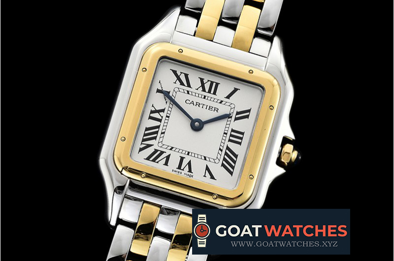Cartier - Panthere Secrete De Ladies YG/SS Wht GSF Swiss Qtz