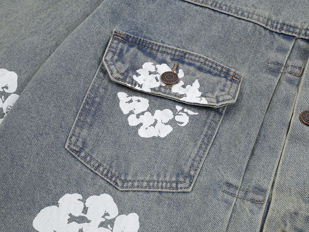 Levi's & Denim Tears cotton garland denim jacket