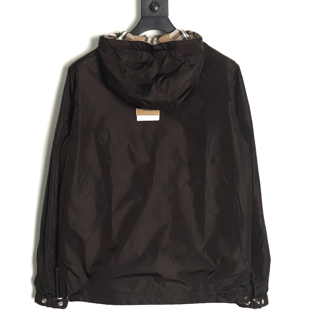 Burberry Check Reversible Hooded Jacket