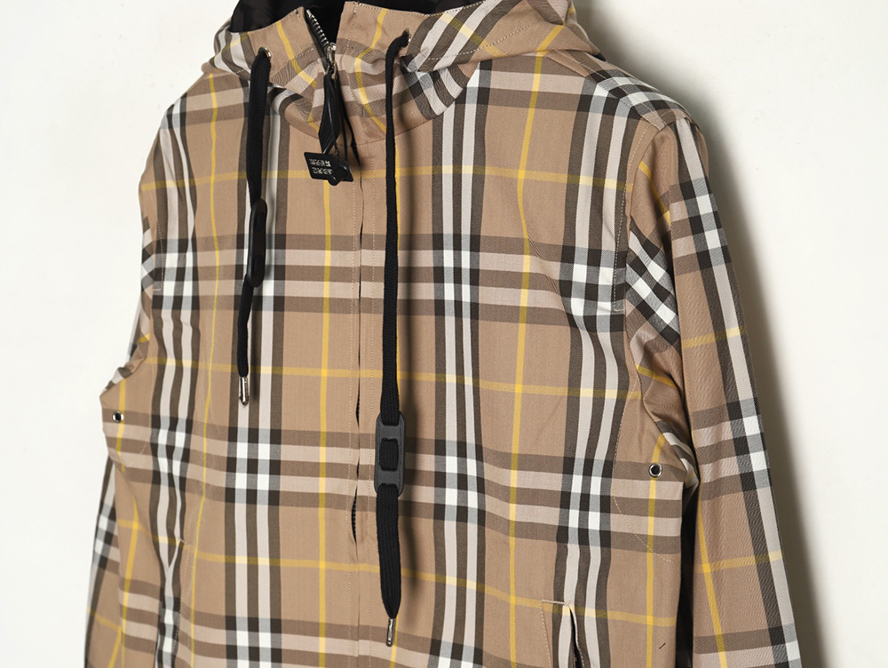 Burberry Check Reversible Hooded Jacket