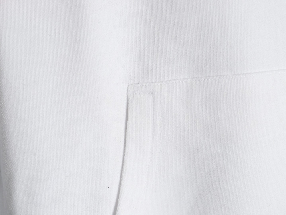 Burberry chest silicone square logo hooded sweatshirt