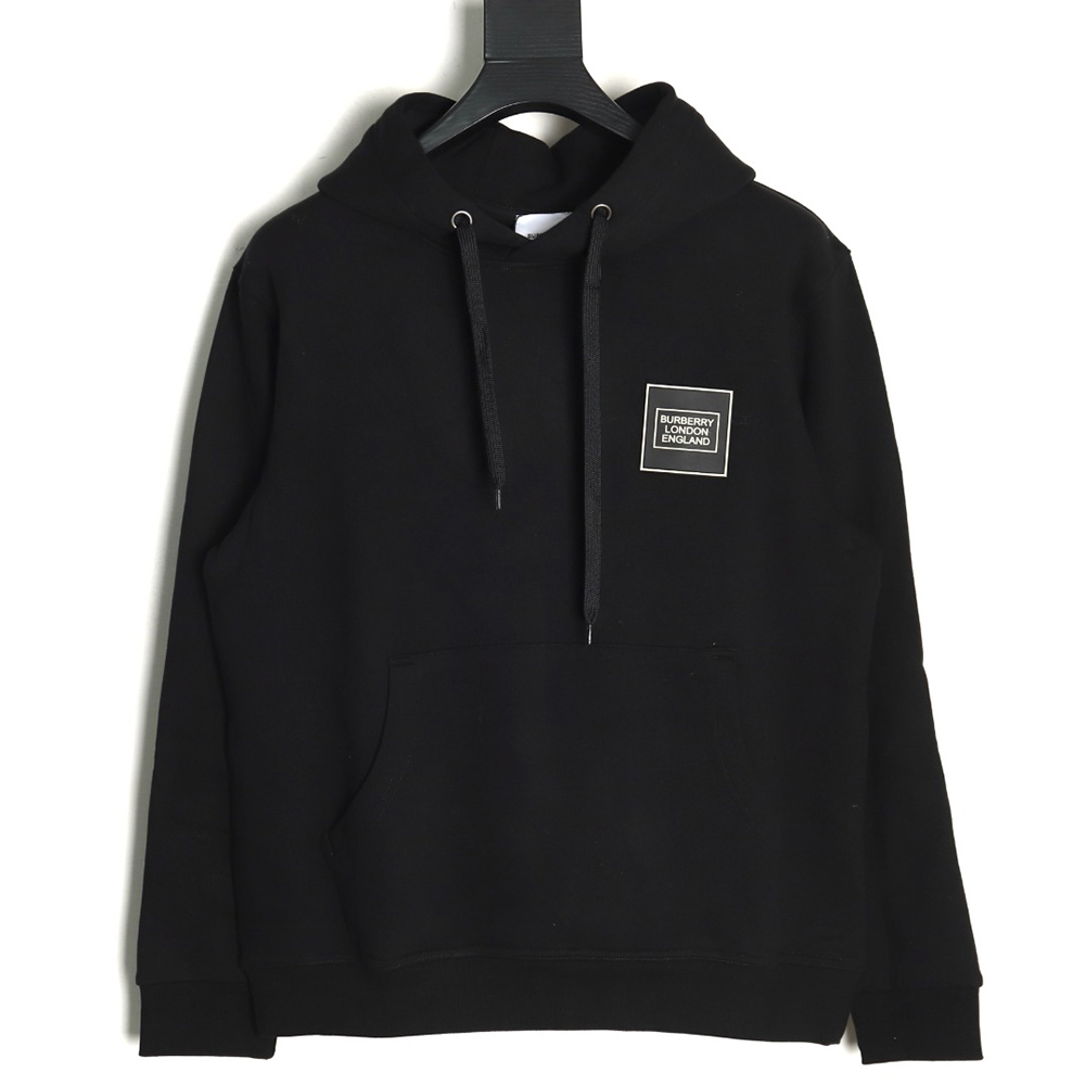 Burberry chest silicone square logo hooded sweatshirt TSK1