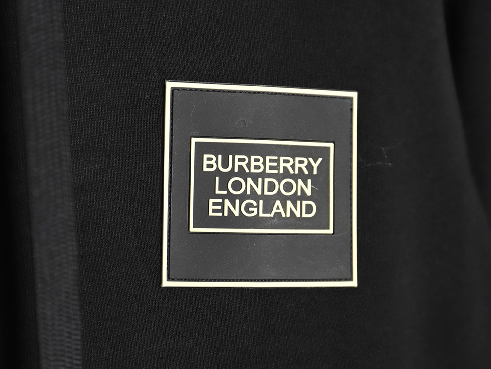 Burberry chest silicone square logo hooded sweatshirt TSK1