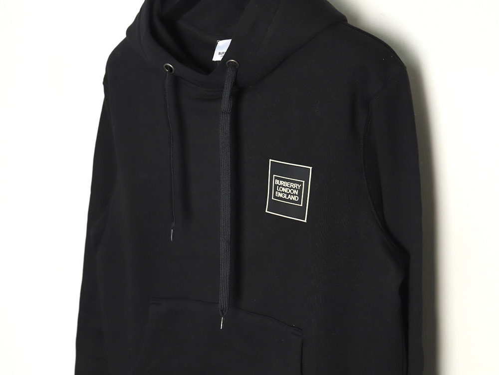 Burberry chest silicone square logo hooded sweatshirt TSK1
