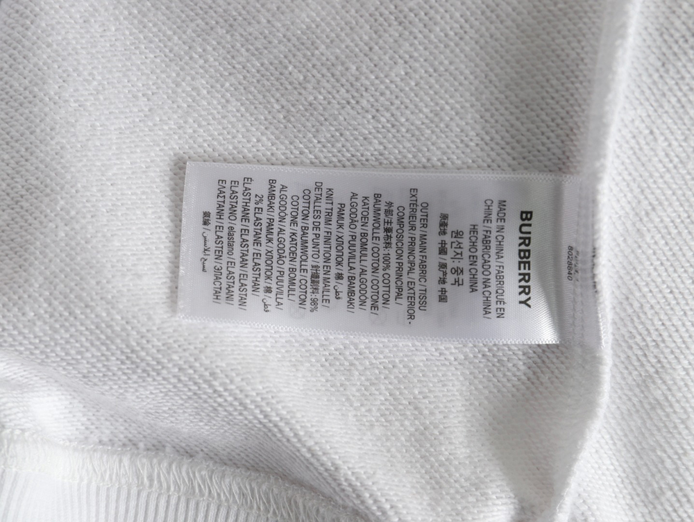Burberry deer logo digital print hoodie