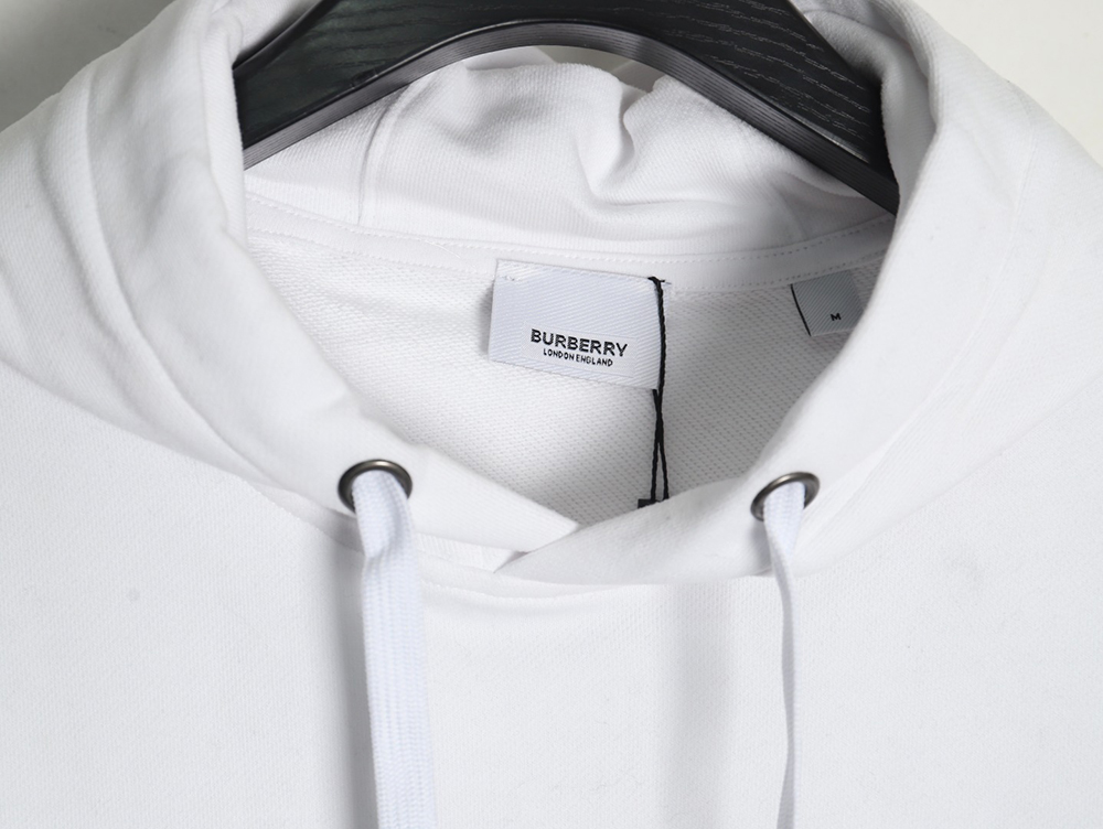 Burberry deer logo digital print hoodie