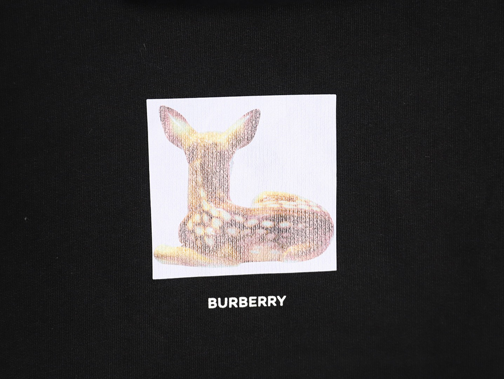 Burberry deer logo digital print hoodie TSK1
