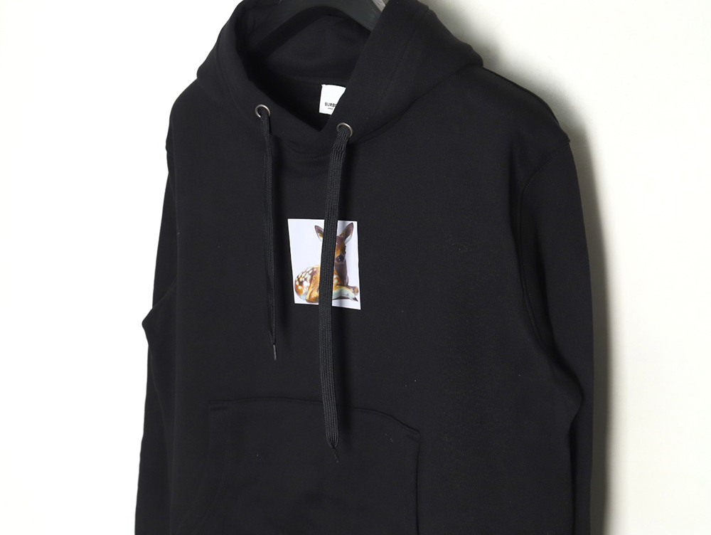 Burberry deer logo digital print hoodie TSK1