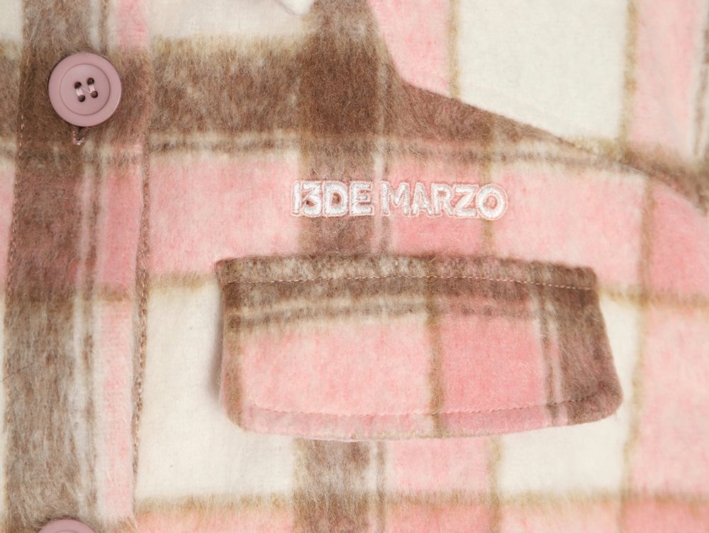13De Marzo flannel shirt jacket