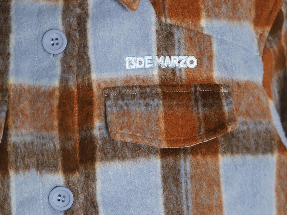 13De Marzo flannel shirt jacket TSK1