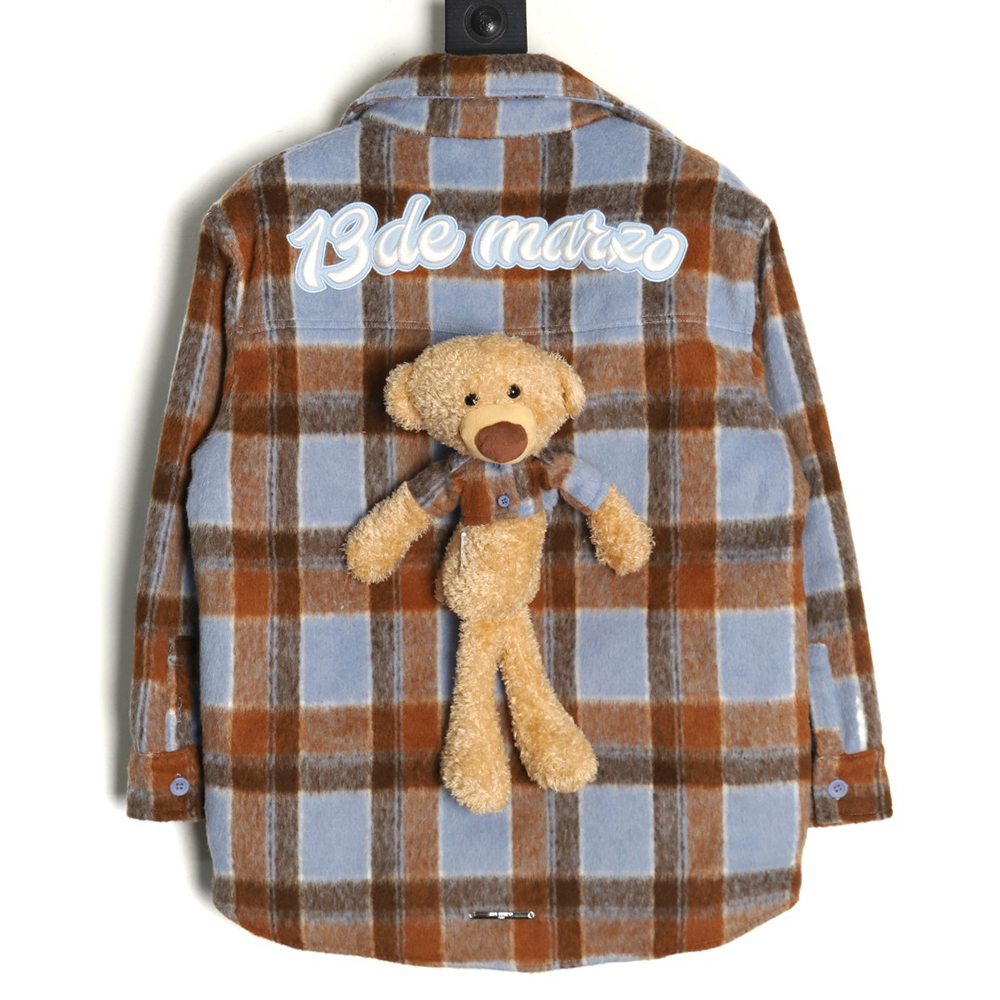 13De Marzo flannel shirt jacket TSK1