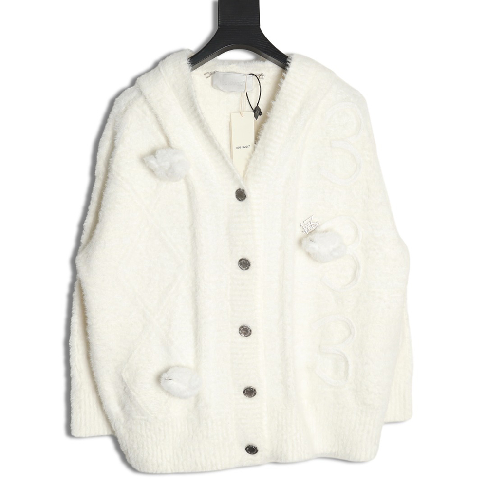 13De Marzo Hooded Cardigan