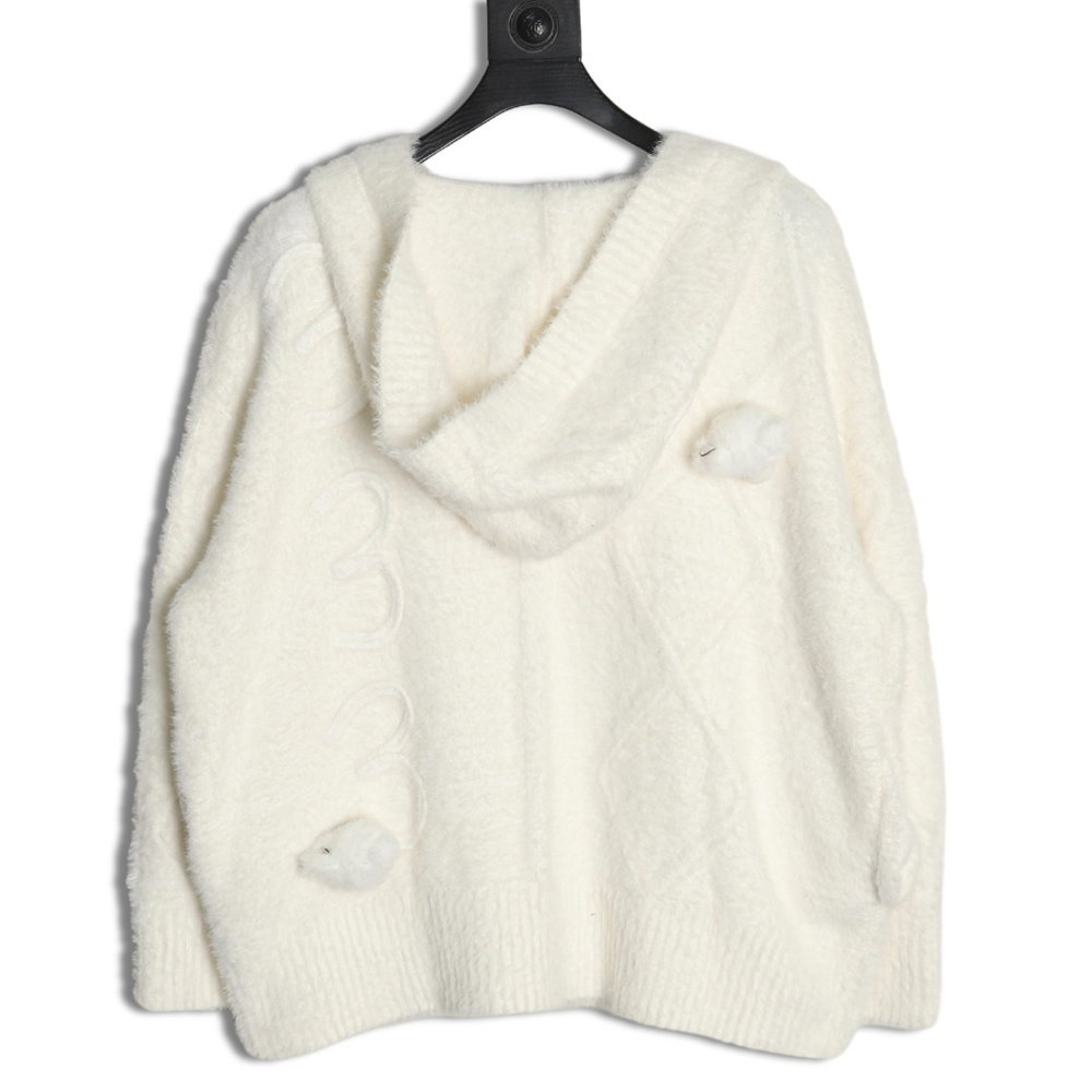 13De Marzo Hooded Cardigan