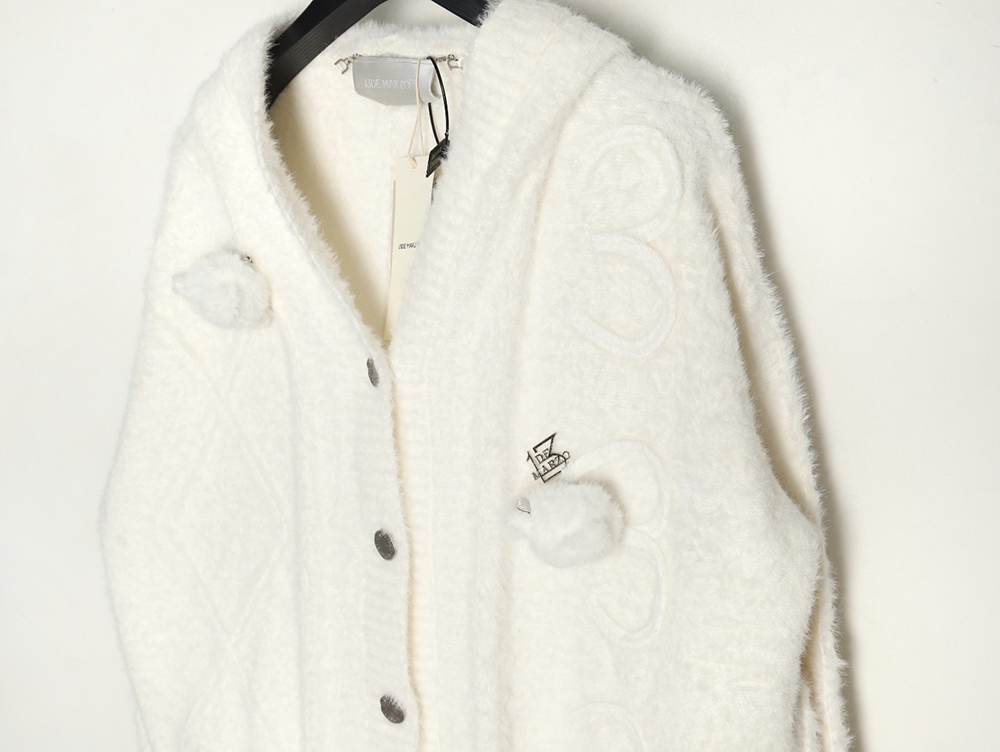 13De Marzo Hooded Cardigan