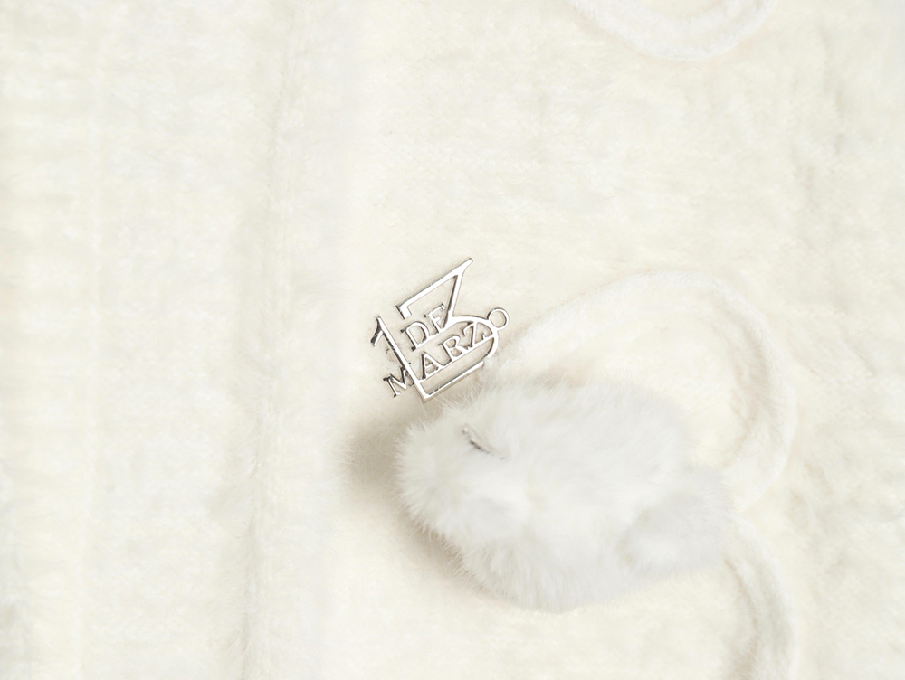 13De Marzo Hooded Cardigan