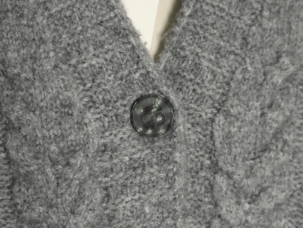 13De Marzo plaid cardigan sweater TSK1