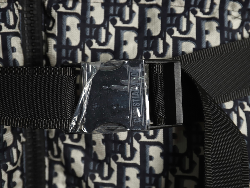Dior all over print monogram jacquard stand collar waisted cotton jacket