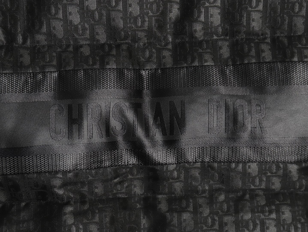 Dior all over print monogram jacquard stand collar waisted cotton jacket TSK1