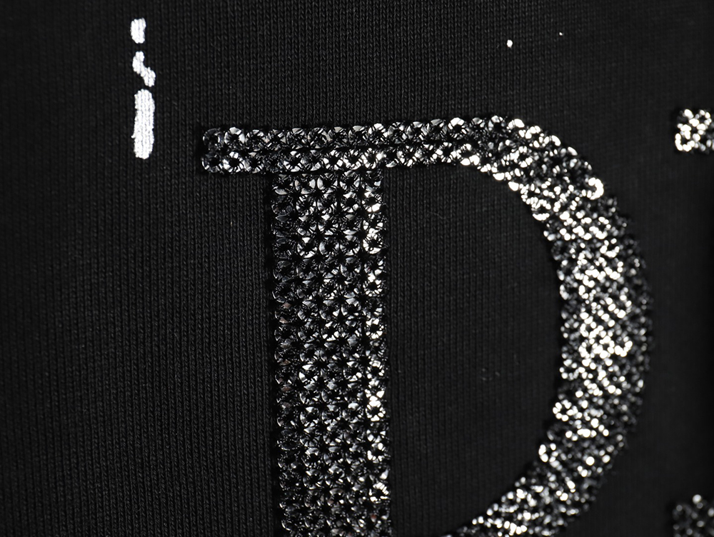 Dior shooting star embroidered lettering hoodie TSK1