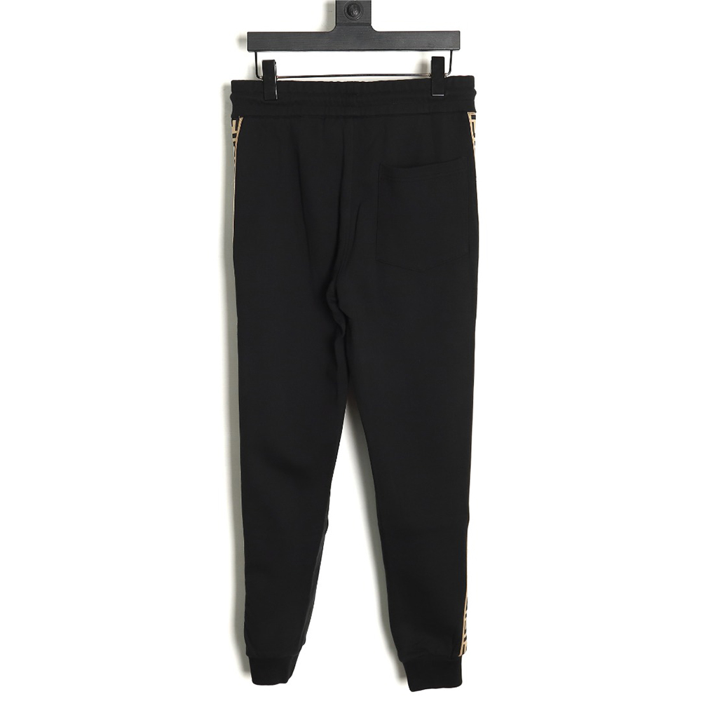 Fendi small eye embroidered double F ribbon sweatpants