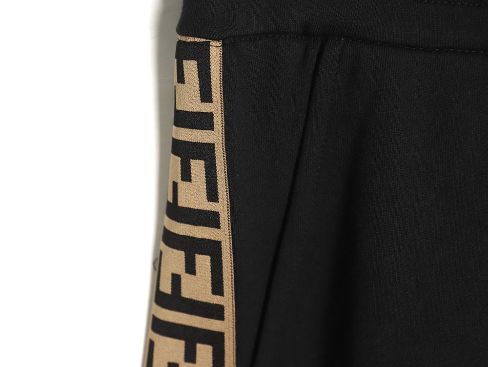 Fendi small eye embroidered double F ribbon sweatpants