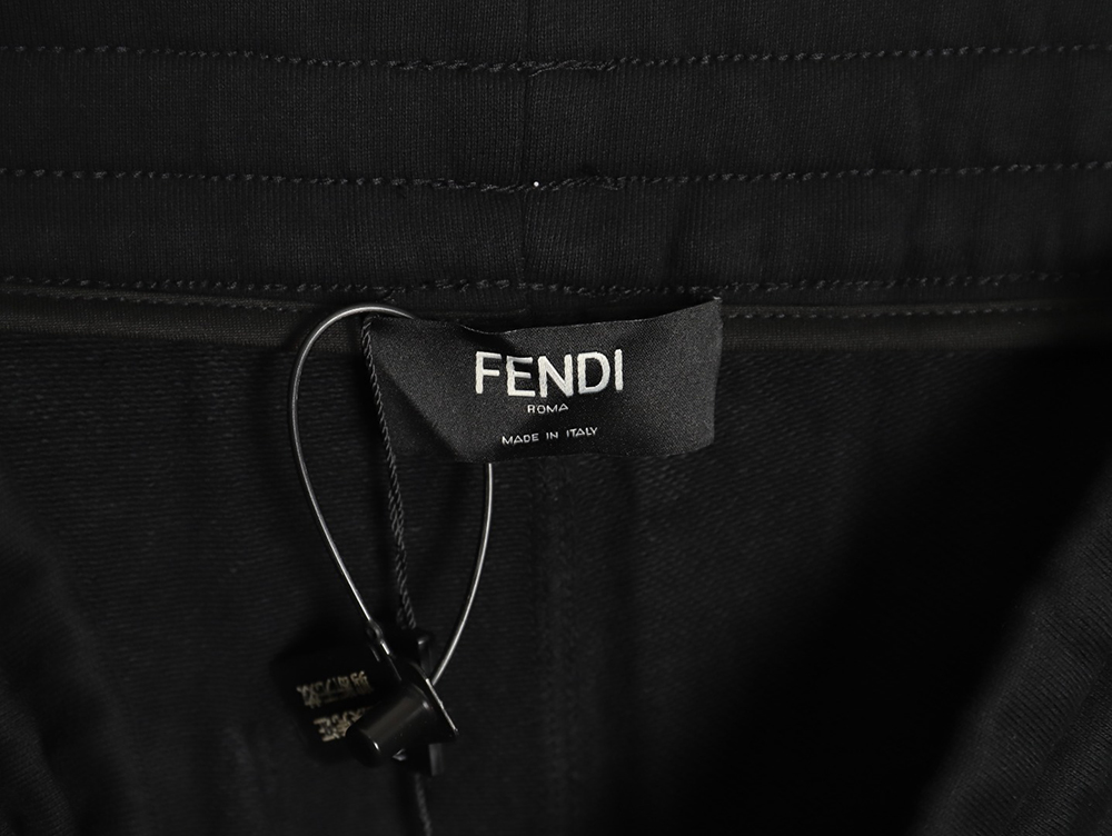 Fendi small eye embroidered double F ribbon sweatpants