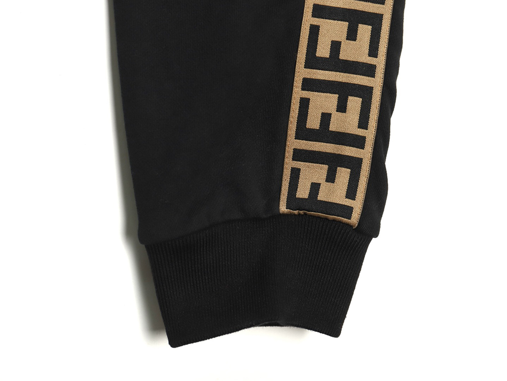 Fendi small eye embroidered double F ribbon sweatpants
