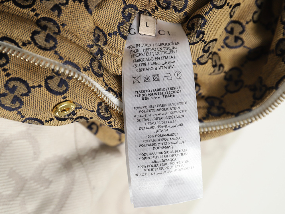 Gucci Double G all-over jacquard patchwork ivory denim jacket