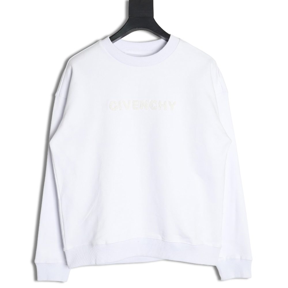 Givenchy back 4G towel embroidered sweatshirt