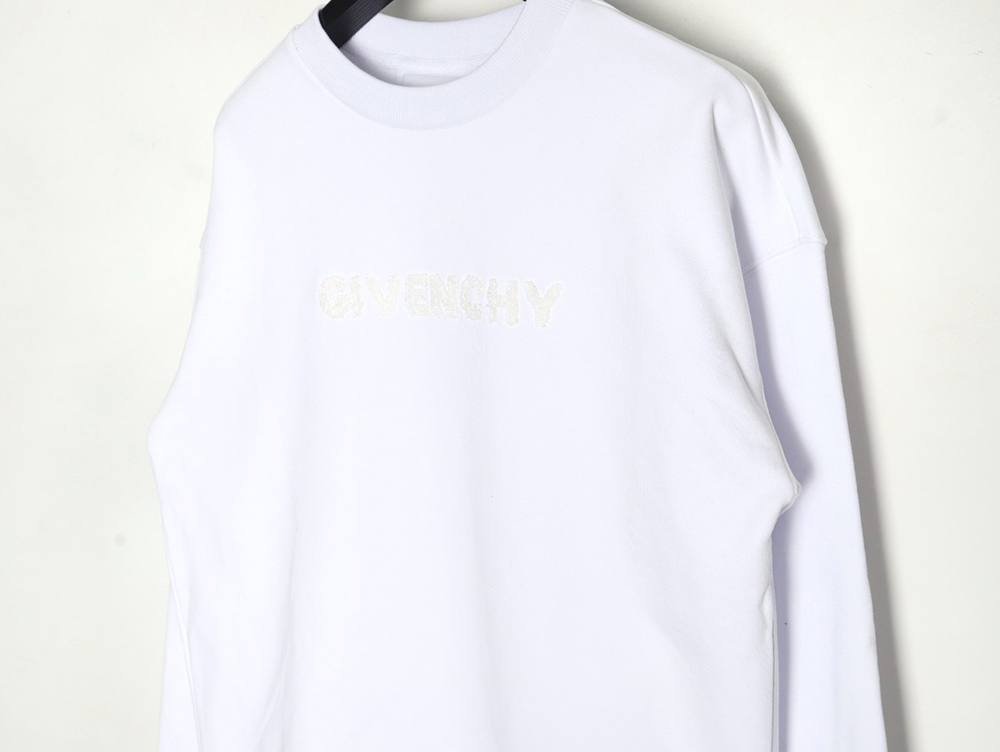 Givenchy back 4G towel embroidered sweatshirt
