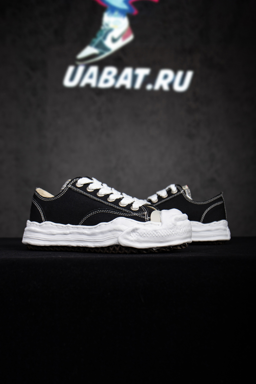 Maison Mihara Yasuhiro Hank OG Sole Canvas Low Black