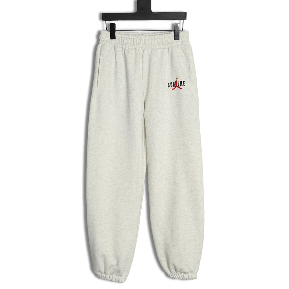 Air Jordan & Supreme Joint LOGO Drawstring Knitted Sweatpants