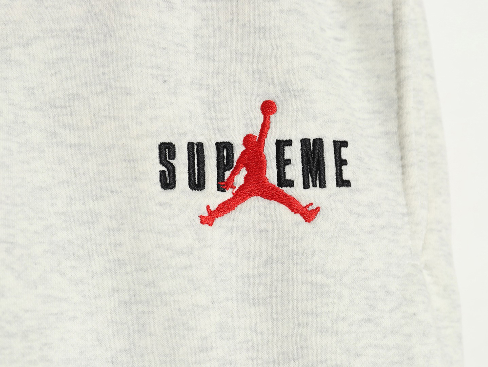 Air Jordan & Supreme Joint LOGO Drawstring Knitted Sweatpants