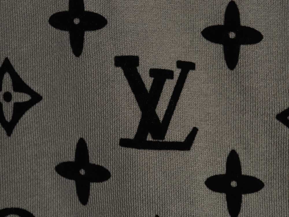 Louis Vuitton Monogram Flocked Print Hoodie