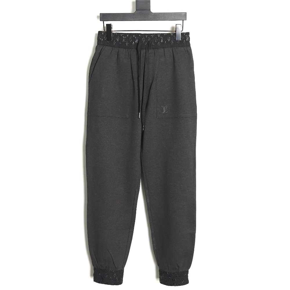 Louis Vuitton embroidered logo trousers