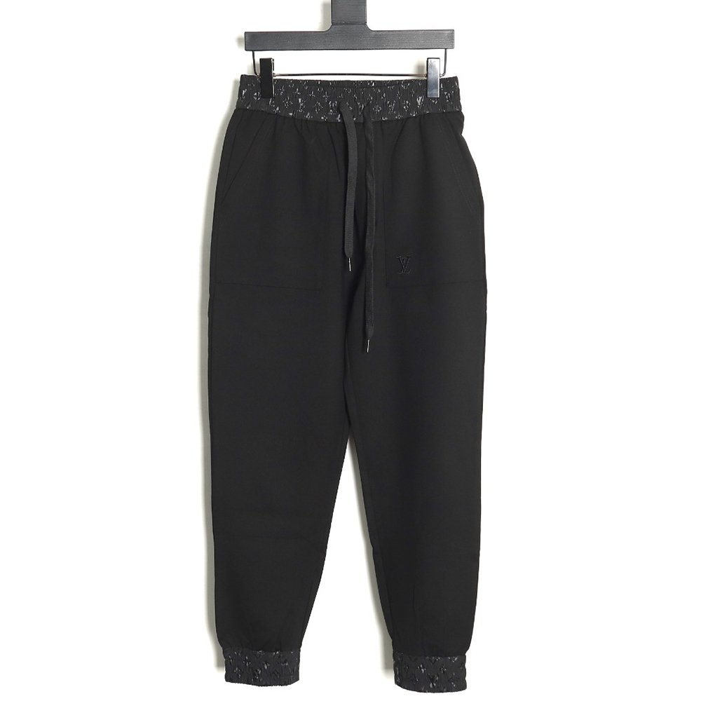 Louis Vuitton embroidered logo trousers TSK1