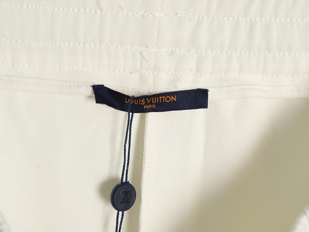 Louis Vuitton pocket embroidered logo cotton cargo trousers