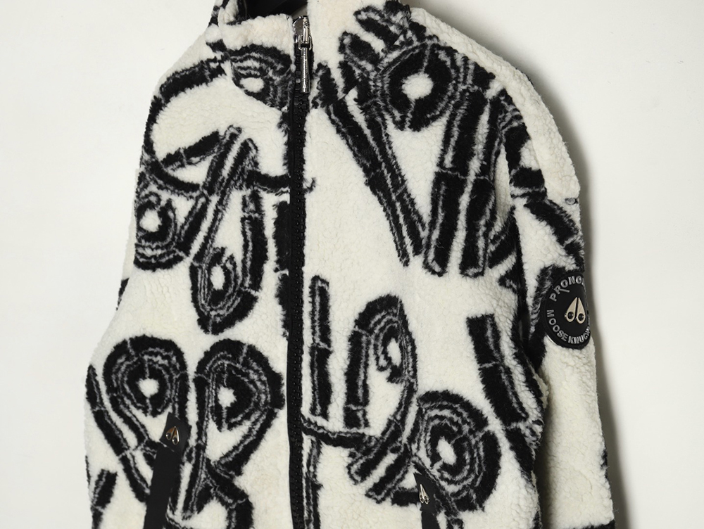 Moose Knuckles lambswool zip-up jacket