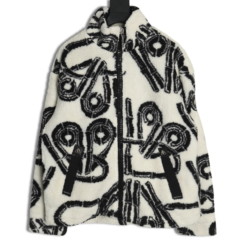 Moose Knuckles lambswool zip-up jacket