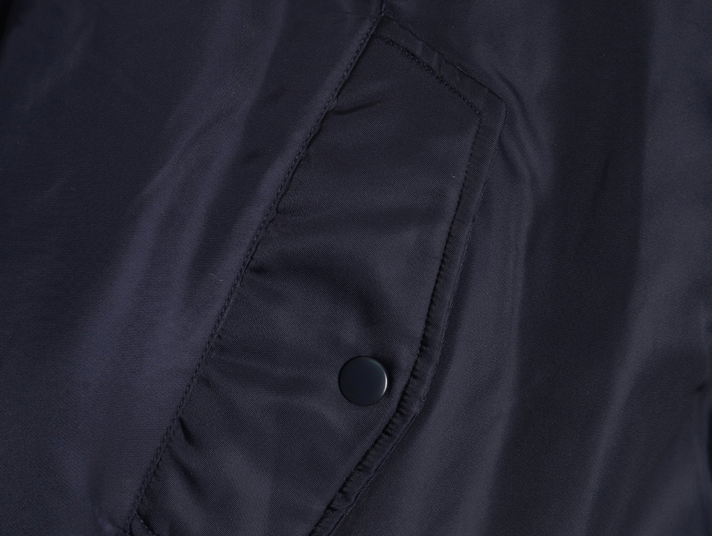 Prada sweater-lined cotton bomber jacket