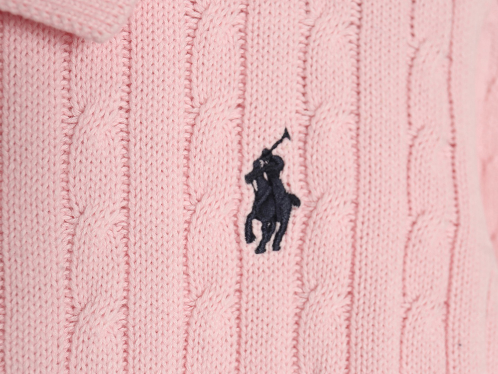 Ralph Lauren Classic Cable Lapel Knit Cardigan