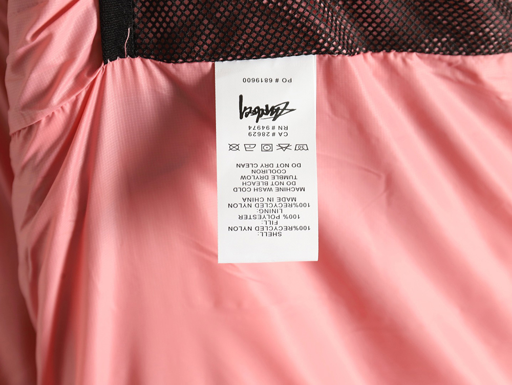 Stussy chest letter print bread cotton jacket TSK1