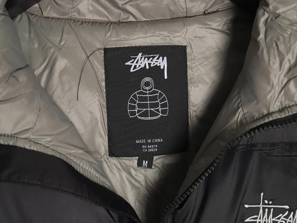 Stussy chest letter print bread cotton jacket TSK2