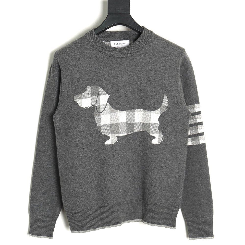 Thom Browne Limited Edition Puppy Crew Neck Sweater TSK1