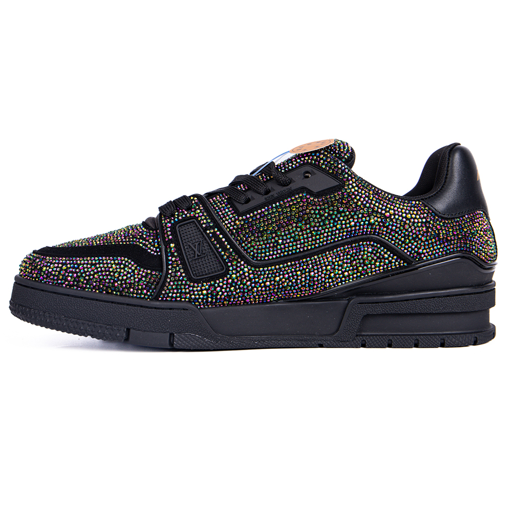 Louis Vuitton Trainer Black Crystals 1A815L