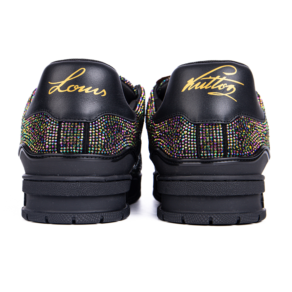 Louis Vuitton Trainer Black Crystals 1A815L